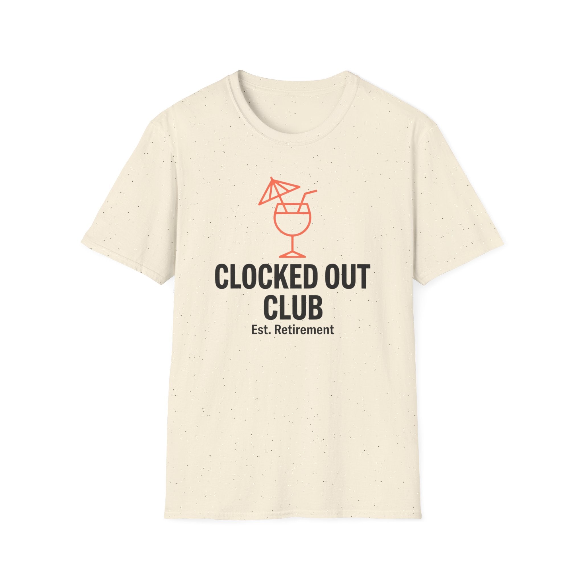 Clocked Out Club Retirement T-Shirt