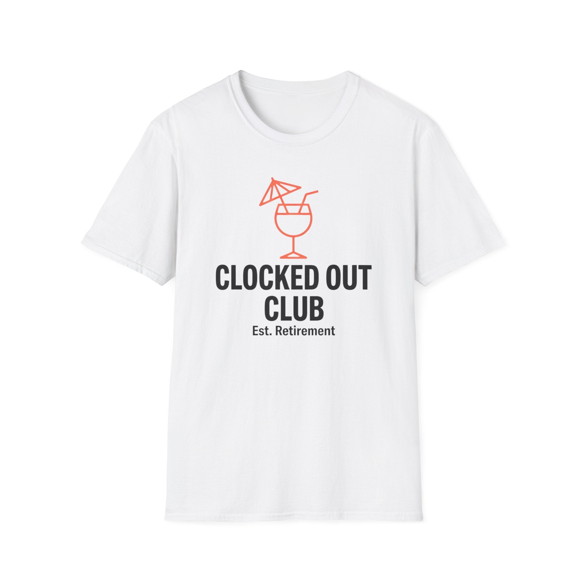 Clocked Out Club Retirement T-Shirt