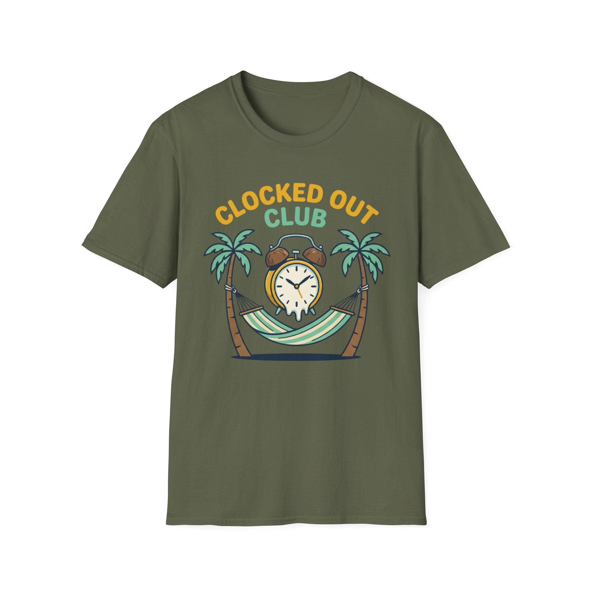 Clocked Out Club Clock T-Shirt