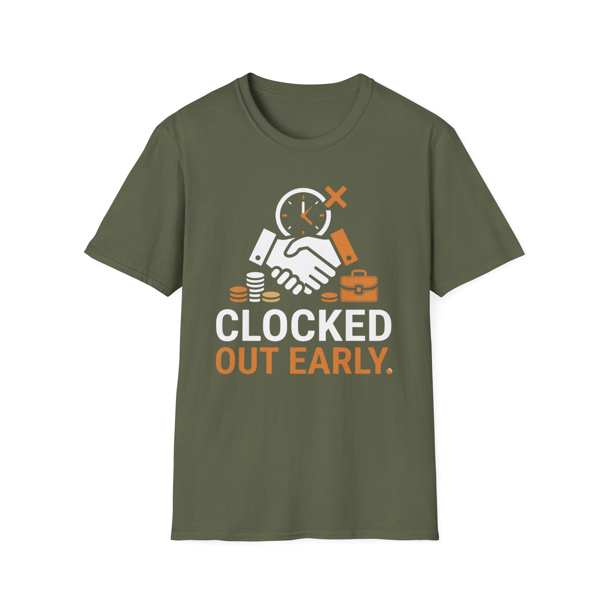 Clocked Out Early Hands T-Shirt