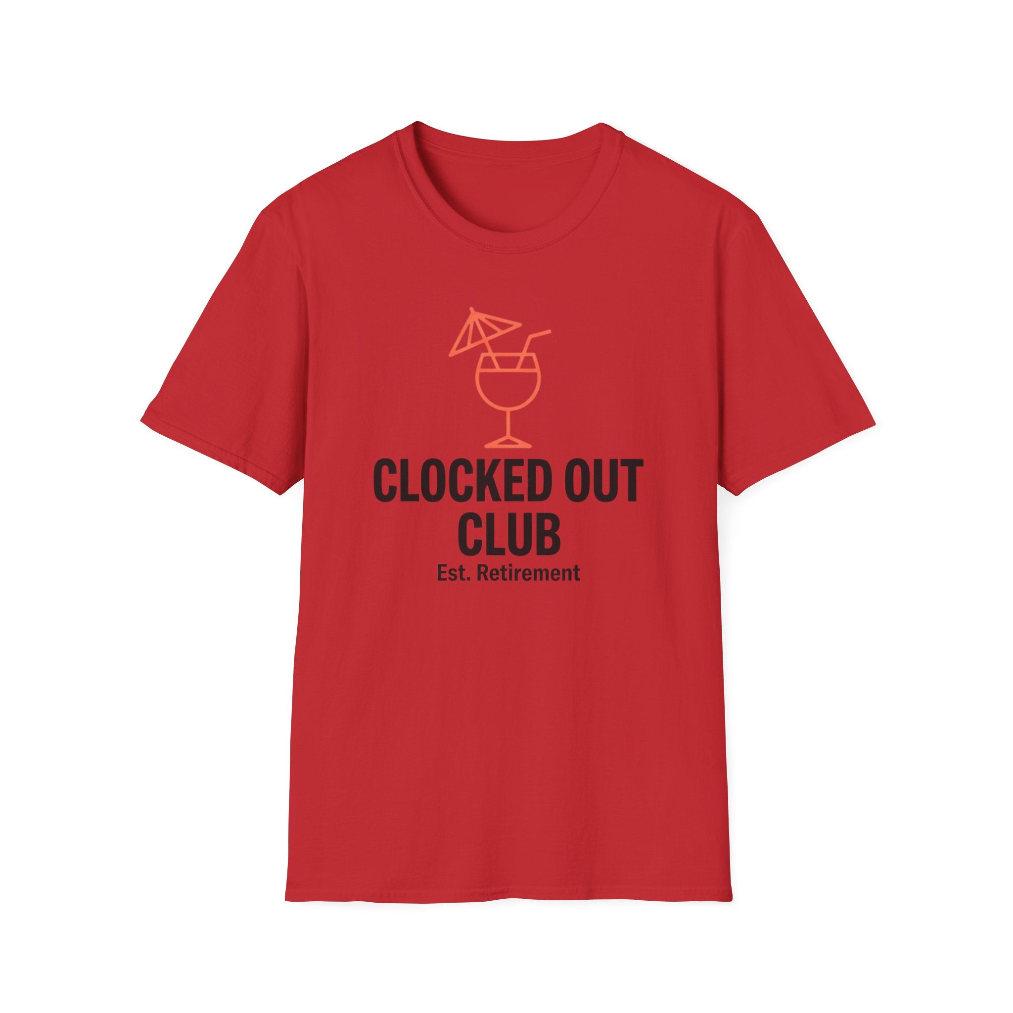 Clocked Out Club Retirement T-Shirt